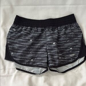 Champion Women's Black and Gray Running Shorts - XS